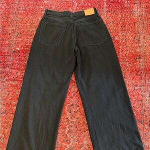 6397 Black Wide Leg Jean Size 27